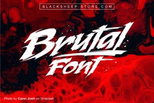 Brutal: A Distorted Display Font for Creative Makers