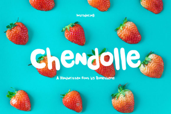 Chendolle: A Fun and Quirky Display Font for Creative Campaigns