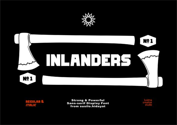 Discover Inlanders: A Bold and Authentic Display Font