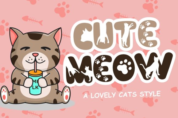 Discovering Cute Meow: A Charming Display Font for Editorial Design