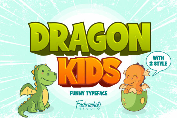 Dragon Kids: A Bold and Playful Display Font