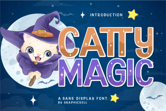Enhance Your Brand with Catty Magic, a Friendly Display Font