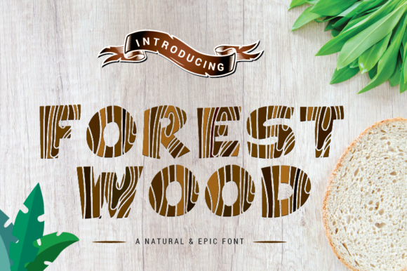 Enhance Your Editorial Design with Forest Wood Font