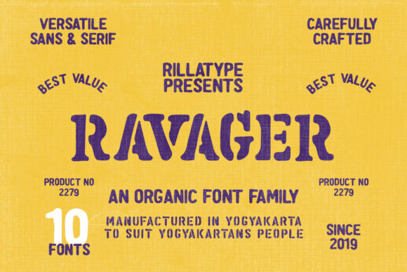 Enhance Your Web Design with Ravager, the Bold Display Font