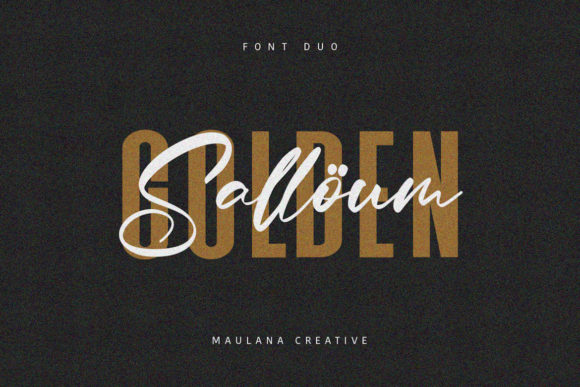 Enhance Your Web Design with Salloum Golden Font Duo