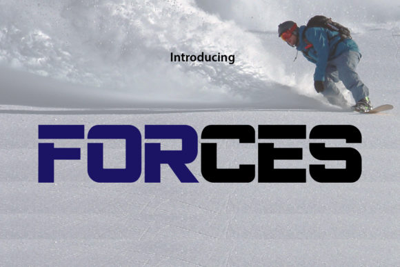 Forces: A Bold and Dynamic Display Font