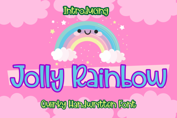 Jolly Rainbow: A Quirky and Colorful Display Font for Creative Projects