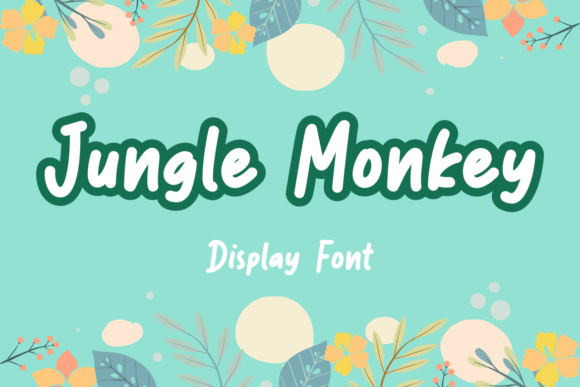 Jungle Monkey: A Playful Display Typeface