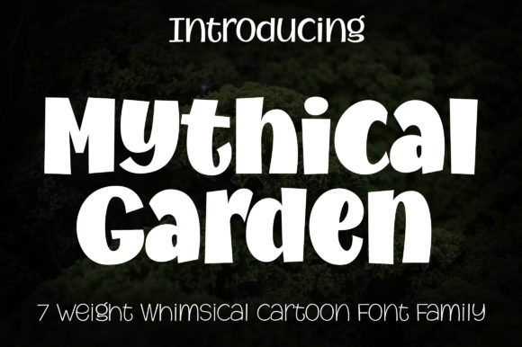 Mythical Garden: A Bold and Versatile Display Font