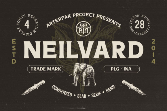 Neilvard: A Clean and Elegant Display Font for Editorial Design