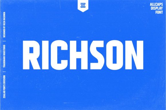 Richson: A Bold Display Font for Impactful Campaigns