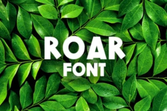 Roar: A Bold and Energetic Typeface
