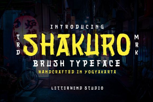 Shakuro: A Bold and Expressive Display Font for Editorial Design