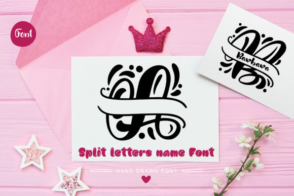 Split Letter Name: A Versatile Display Font for Web Design