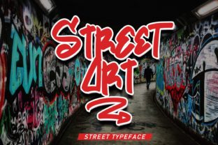Street Art: A Modern Display Font for Editorial Design