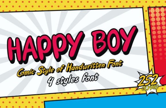 Transform Your Brand with Happy Boy: A Versatile Display Font