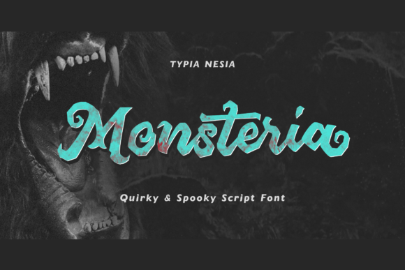 Unleash Spooky Charm with Monsteria Font