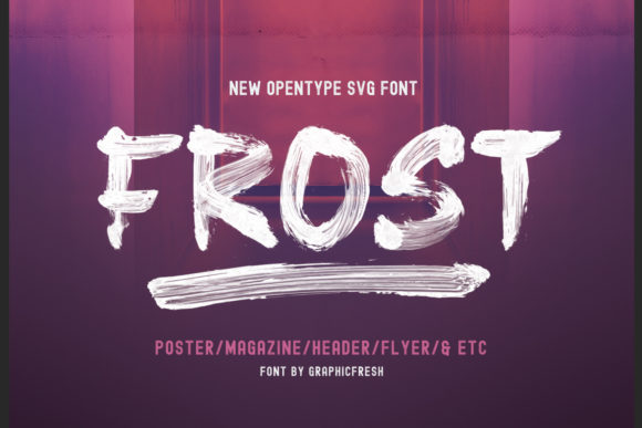 Unlock Creativity with Frost: A Bold Display Font