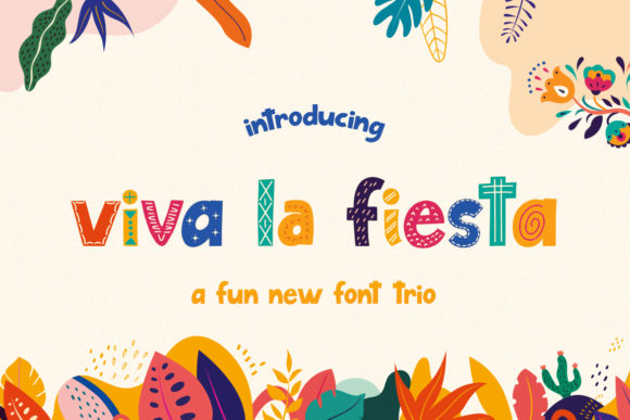 Viva La Fiesta: A Joyful Display Font for Creative Projects