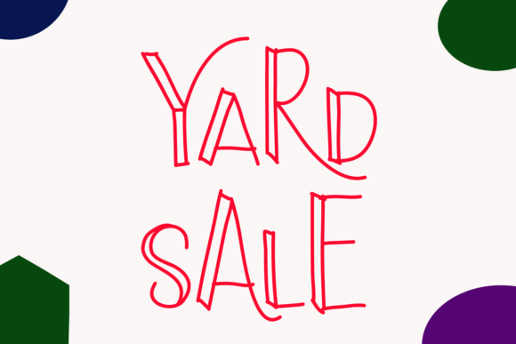 Yard Sale: A Playful Yet Premium Display Font